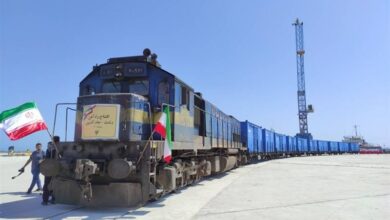 افتتاح راهآهن رشت ـ کاسپین/ سوت قطار به صدا درآمد + فیلم