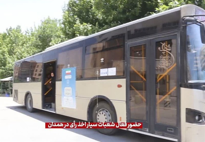 بیماران و کادر درمان همدان هم پای صندوق رای آمدند