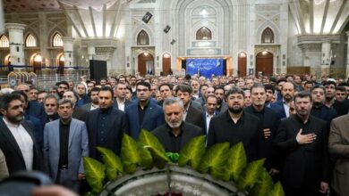 تجدید میثاق وزیر و کارکنان وزارت کار با آرمانهای بنیانگذار کبیر انقلاب