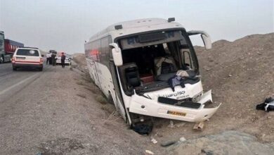 تصادف اتوبوس حامل اتباع پاکستانی با 32 حادثهدیده