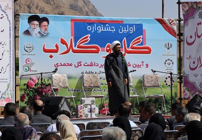 جشنواره گل و گلاب چهارمحال و بختیاری +تصاویر