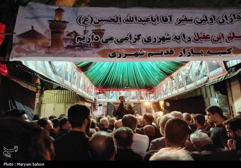 حال و هوای قبله تهران در نخستین شب از ایام مسلمیه + فیلم