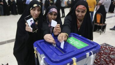 حضور پرشور بانوان اصفهانی در پای صندوقهای رأی