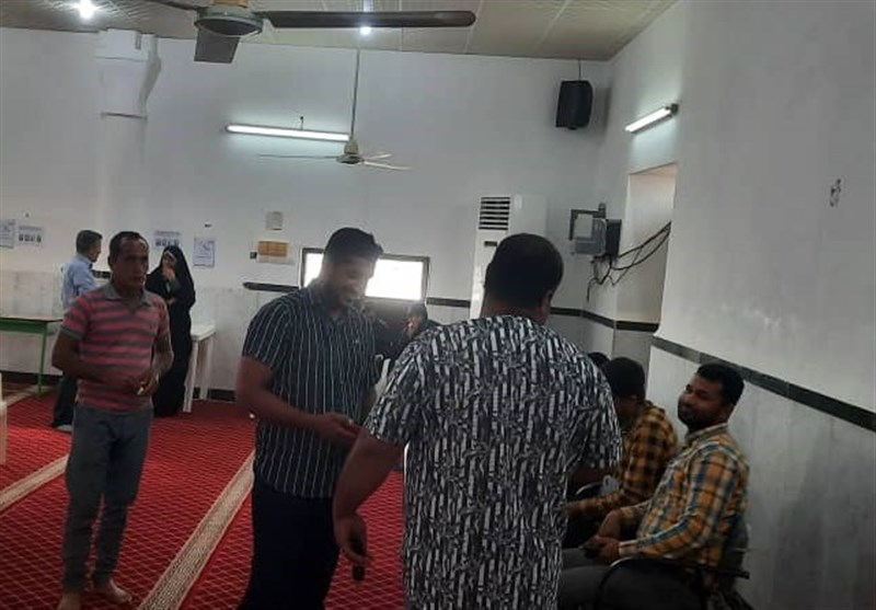 حضور چشمگیر مردم اهل سنت قشم در پای صندوق رأی