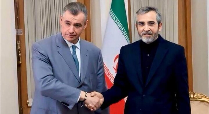 دیدار باقری و رئیس کمیته امور بینالملل دومای دولتی روسیه