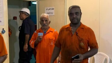 رأیگیری در سکوهای نفتی خلیج فارس و نفتکشها + فیلم