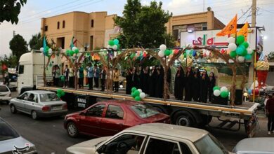 راهاندازی کاروان شادی به همت نوجوانان گروه سرود تنها علمدار