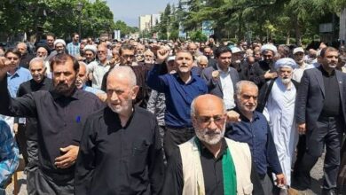 راهپیمایی گلستانیها در محکومیت جنایات صهیونیستها