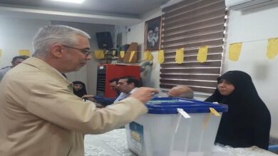 سردار سرلشکر باقری رای خود را به صندوق انداخت