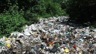 آتشسوزی در مرکز دفن زباله عمارت شهرداری آمل