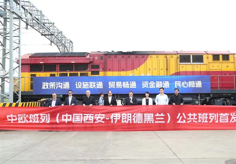 آغاز حرکت قطار چینی به ایران