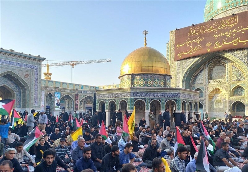 اجتماع مشهدیها در محکومیت ترور اسماعیل هنیه+فیلم