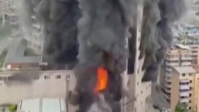 افزایش شمار جانباختگان حریق گسترده در چین به ۱۶ نفر+ فیلم