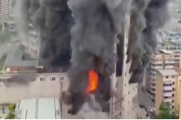 افزایش شمار جانباختگان حریق گسترده در چین به ۱۶ نفر+ فیلم