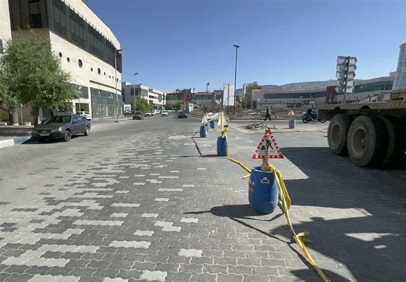 اما و اگرهای کفسازی خیابانهای هسته مرکزی تبریز + تصاویر