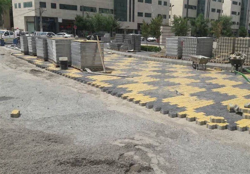 اما و اگرهای کفسازی خیابانهای هسته مرکزی تبریز + تصاویر