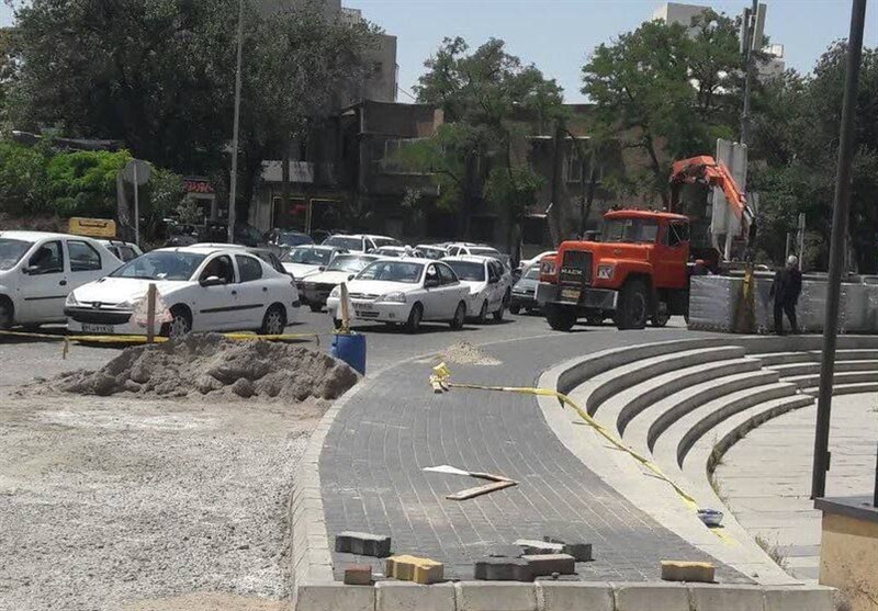 اما و اگرهای کفسازی خیابانهای هسته مرکزی تبریز + تصاویر