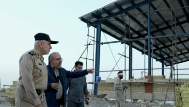 امیر خواجه امیری از مرزهای شلمچه و چذابه بازدید کرد