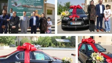 اهدای نخستین جایزه خودروی صرفهجویی مصرف برق بهیک کرمانشاهی