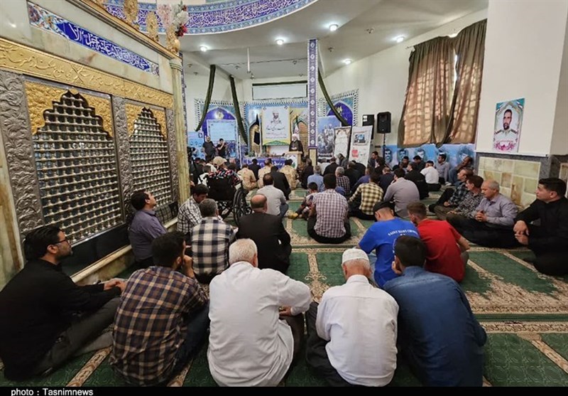 بزرگداشت شهدای جوار امامزاده پیرمحمد سنندج + تصاویر