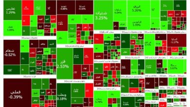 بورس اندکی رشد کرد