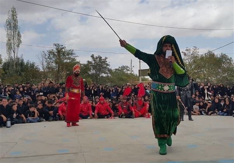 تعزیه خوانی در مجموعههای تاریخی تربت حیدریه+عکس