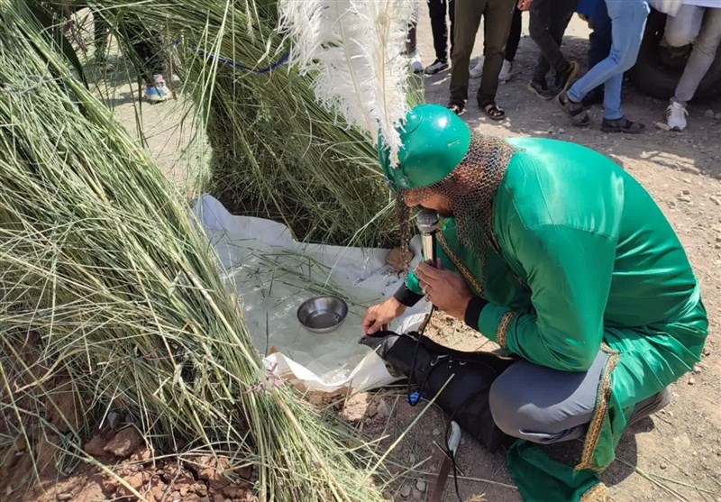 تعزیه خوانی در مجموعههای تاریخی تربت حیدریه+عکس