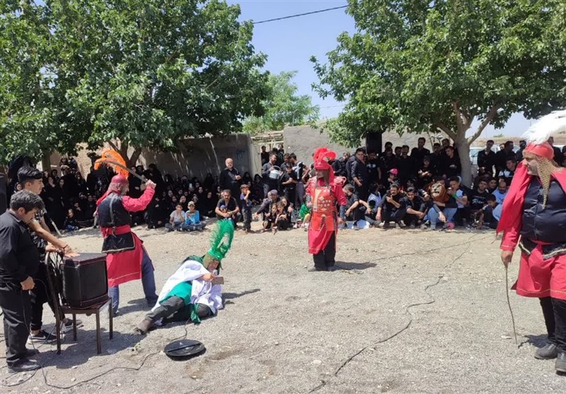 تعزیه خوانی در مجموعههای تاریخی تربت حیدریه+عکس