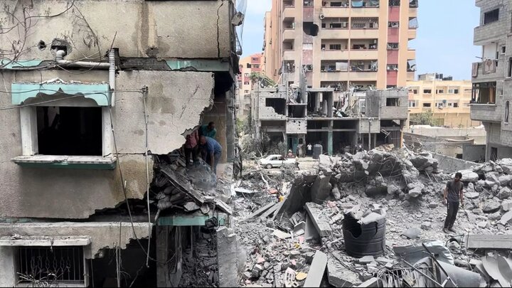 جزئیاتی از بمبهای یک تُنی استفاده شده در بمباران المواصی+ عکس