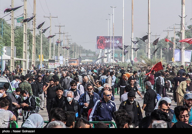 حرکت موکب مشایه عشاق الحسین رامشیر به سمت کربلای معلی