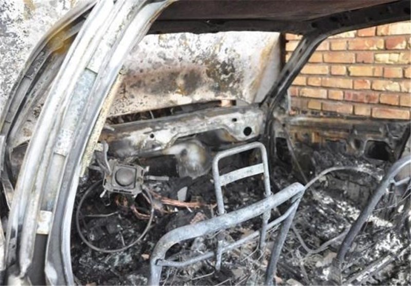 حریق گسترده 405 در یزد با 1500 لیتر گازوئیل