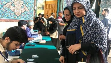 حسینه ارشاد و حضور خانوادهها از لحظات آغاز رای گیری