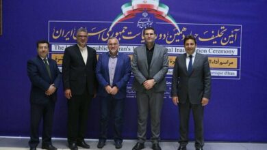 حضور وزیر کشاورزی لبنان در مراسم تحلیف رئیسجمهور