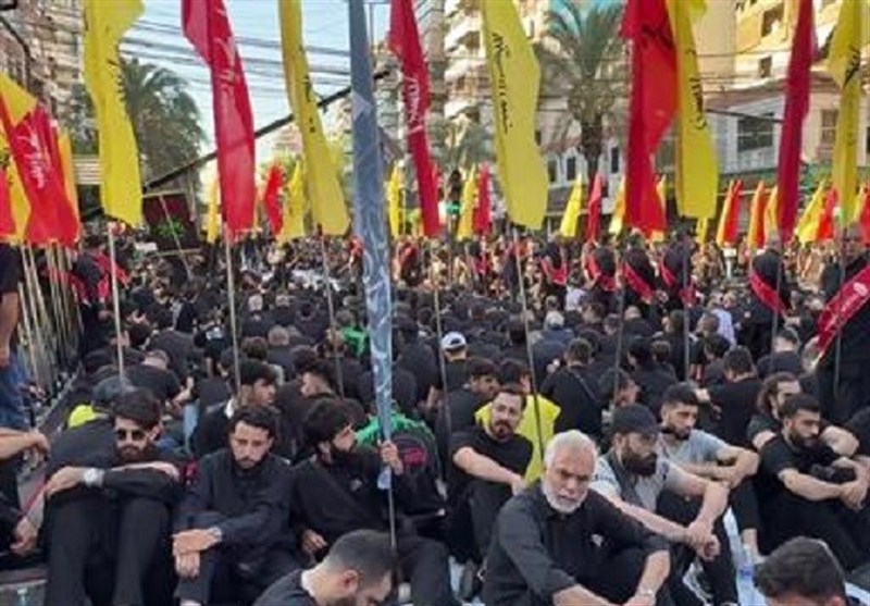 حضور گسترده لبنانیها در مراسم عاشورای حسینی در بیروت+تصاویر