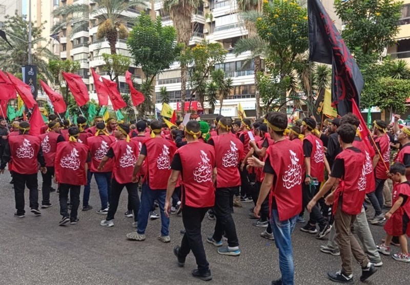 حضور گسترده لبنانیها در مراسم عاشورای حسینی در بیروت+تصاویر