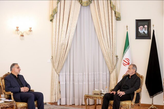 دیدار زاکانی با رئیسجمهور منتخب