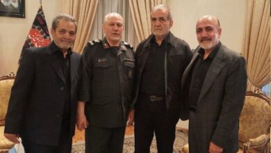 دیدار سرلشکر صفوی با رئیسجمهور منتخب