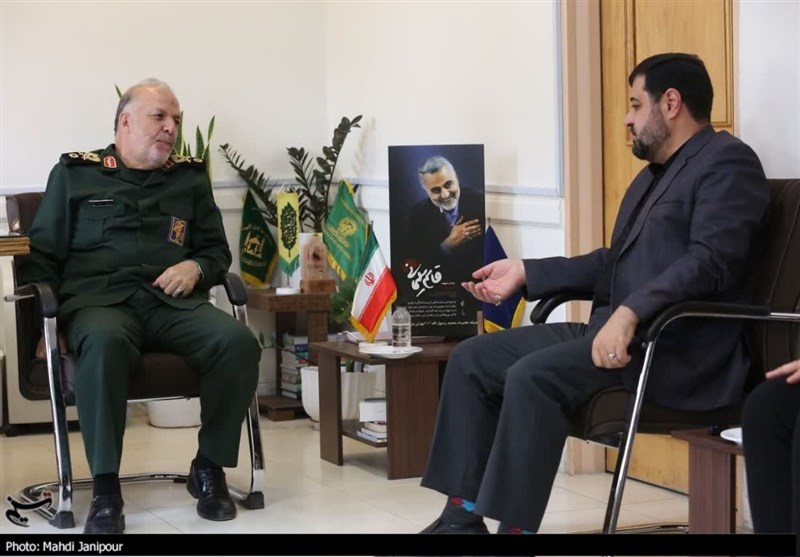 دیدار قائممقام خبرگزاری تسنیم با فرمانده سپاه اصفهان