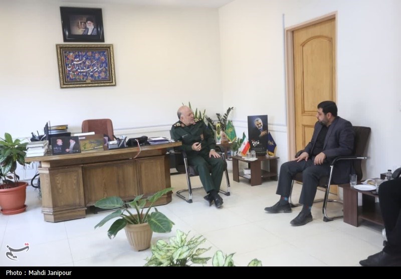 دیدار قائممقام خبرگزاری تسنیم با فرمانده سپاه اصفهان