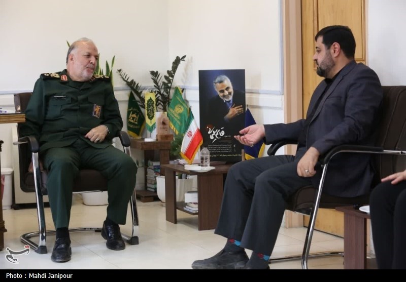 دیدار قائممقام خبرگزاری تسنیم با فرمانده سپاه اصفهان