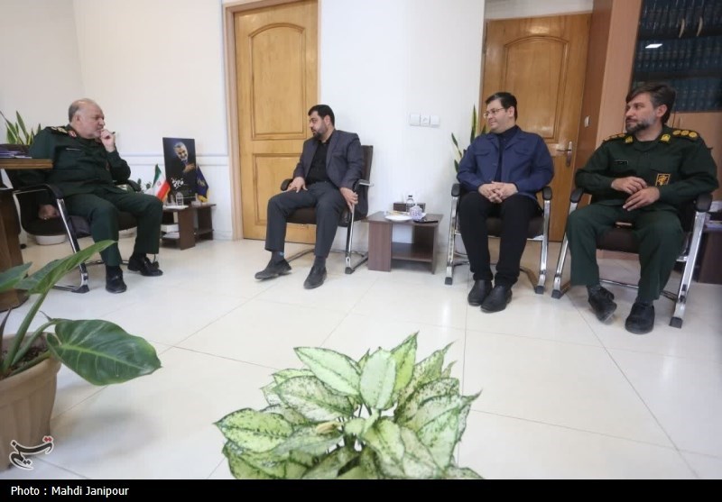 دیدار قائممقام خبرگزاری تسنیم با فرمانده سپاه اصفهان