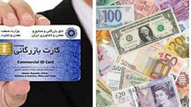 رفع تعلیق کارتهای بازرگانی متخلف از بازگشت ارز صادرات