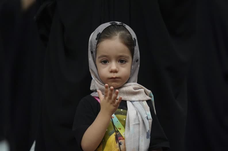 سوگواری عاشقان ثارالله در سومین حرم اهلبیت در تاسوعای حسینی