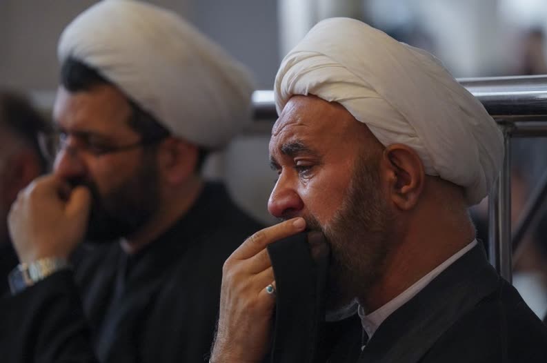 سوگواری عاشقان ثارالله در سومین حرم اهلبیت در تاسوعای حسینی