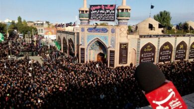 شعار "لبیک حسین لبیک" در اردبیل طنینانداز شد