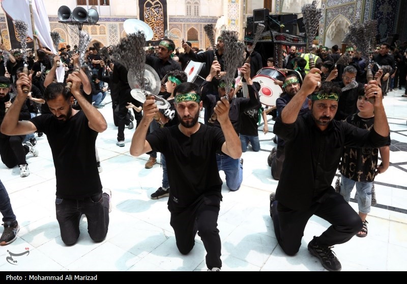 شهر کریمه اهلبیت(ع) غرق در عزای سیدالشهدا(ع)+فیلم