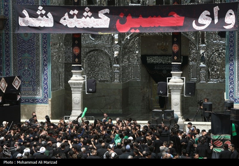 شهر کریمه اهلبیت(ع) غرق در عزای سیدالشهدا(ع)+فیلم