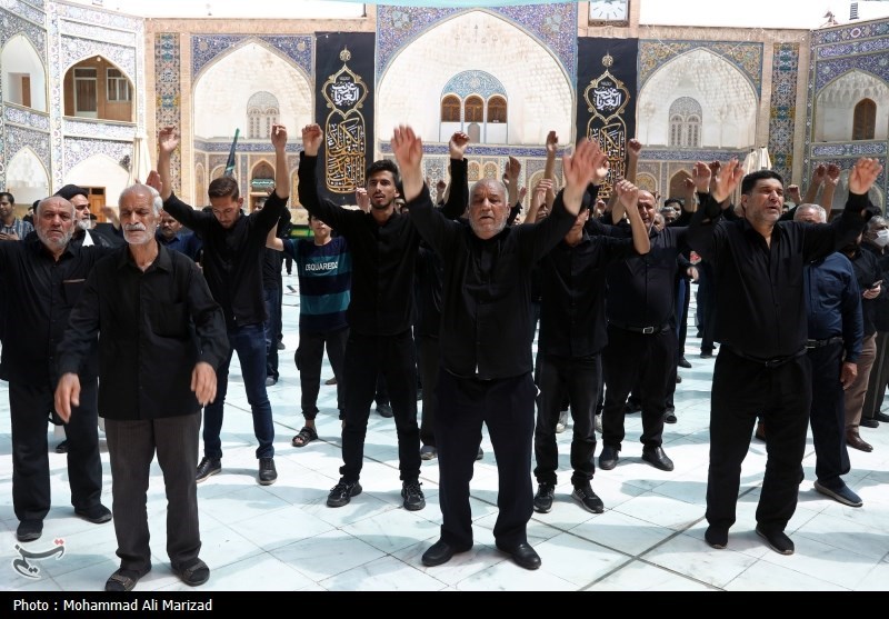 شهر کریمه اهلبیت(ع) غرق در عزای سیدالشهدا(ع)+فیلم