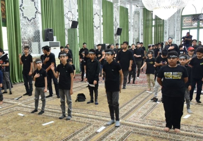 عزاداری نوجوانان گلستانی در سوگواره احلی منالعسل + تصاویر