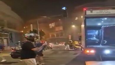 لحظه اولیه اصابت پهپاد یافا به تل آویو+فیلم